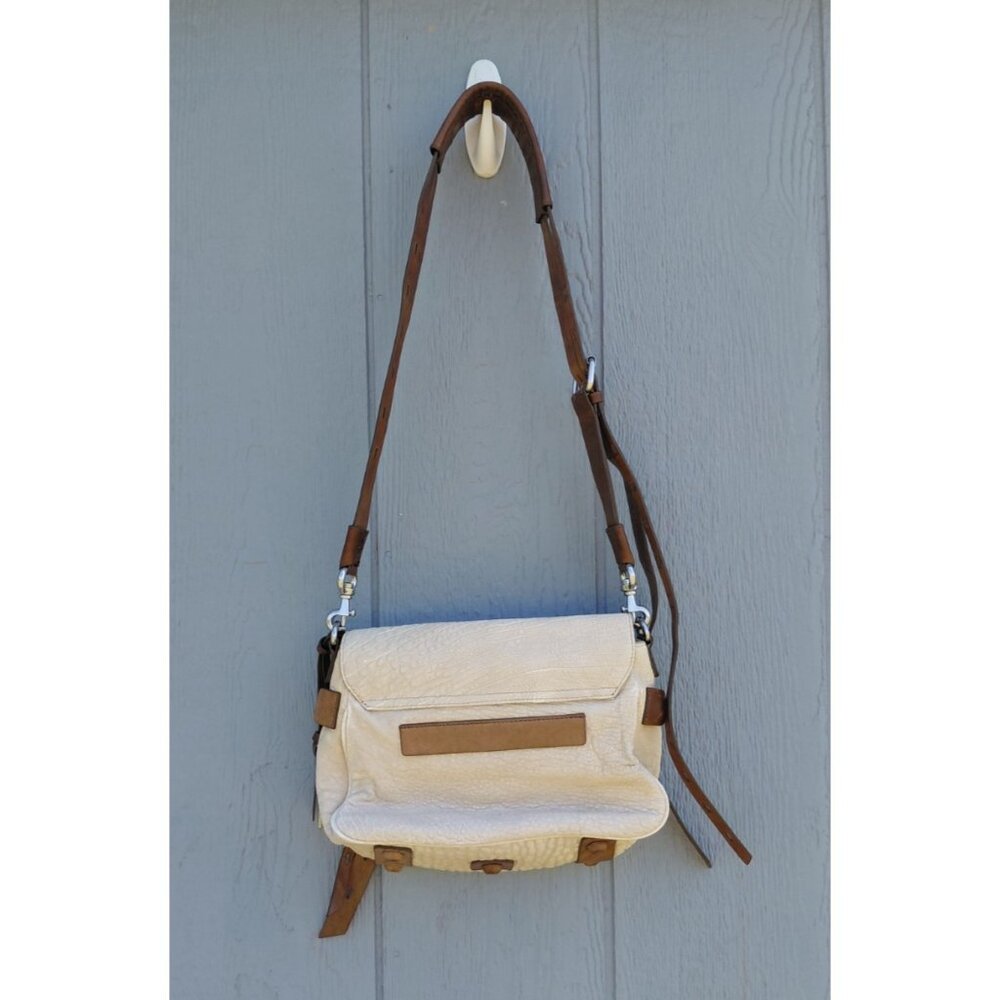 Gryson Ellie Messenger Bag Leather Satchel Belted Buckle Saddle Bag Western Boho